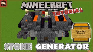 FAST Stone Generator Farm Tutorial | 28000+ Stone/Hour For Minecraft Bedrock 1.19