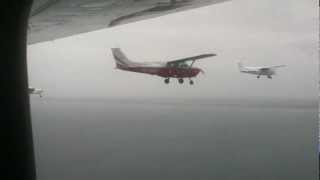 Cessna Centurion T-210 Formation over LI 4/22/2012
