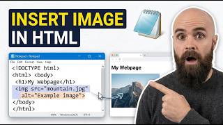 Insert Image In HTML Using Notepad [Quick Guide]