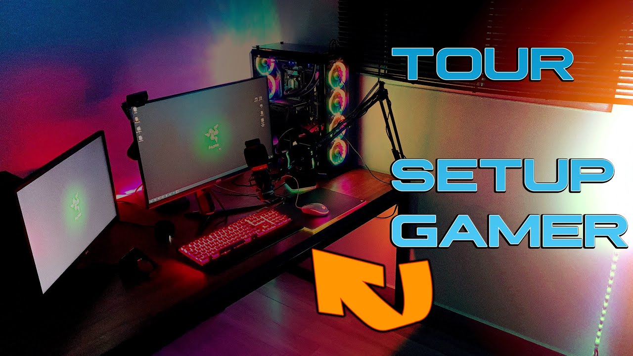 MEU SETUP GAMER PARA FAZER STREAM 2021