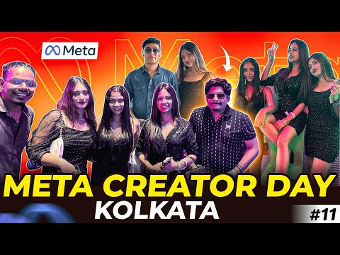 I Met @Gyan Gamingㅤ And Big Influencers | My Day In Meta Creator Event Kolkata - Unicorn IB