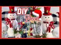 DIY Dollar Tree Christmas Decor 2019/Decoracion Navidad 2019/ Hombre de Nieve/ Nady