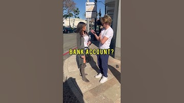 Asking people to guess peoples bank accounts😳 #shorts