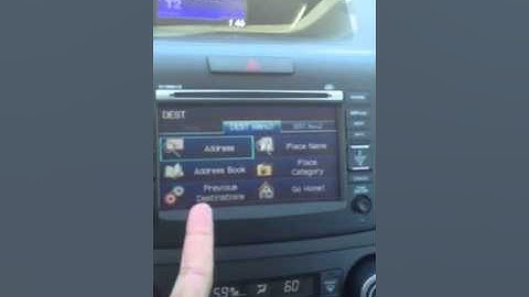 2013 Honda crv navigation overview