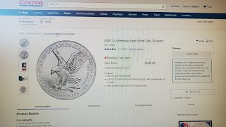 American Silver Eagles at Costco??? Also watch the US Mint adding subscriptions.