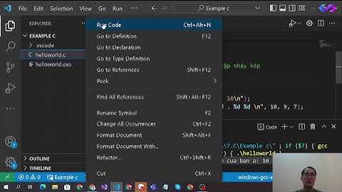 Cấu trúc chương trình C và các hàm vào ra dữ liệu cơ bản