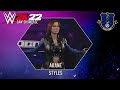 Wwe 2k22 caw showcase  akane styles