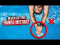 How to grab your hands on a hands-first entry | TOP-4 ways in diving | Tutorial in swimming pool