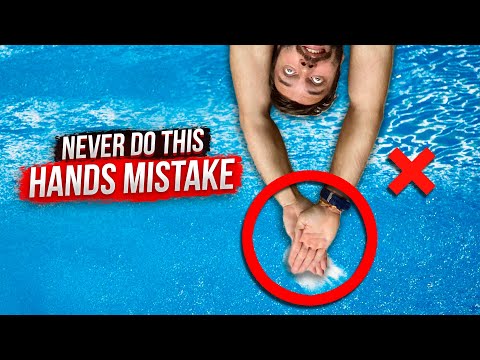 How to grab your hands on a hands-first entry | TOP-4 ways in diving | Tutorial in swimming pool