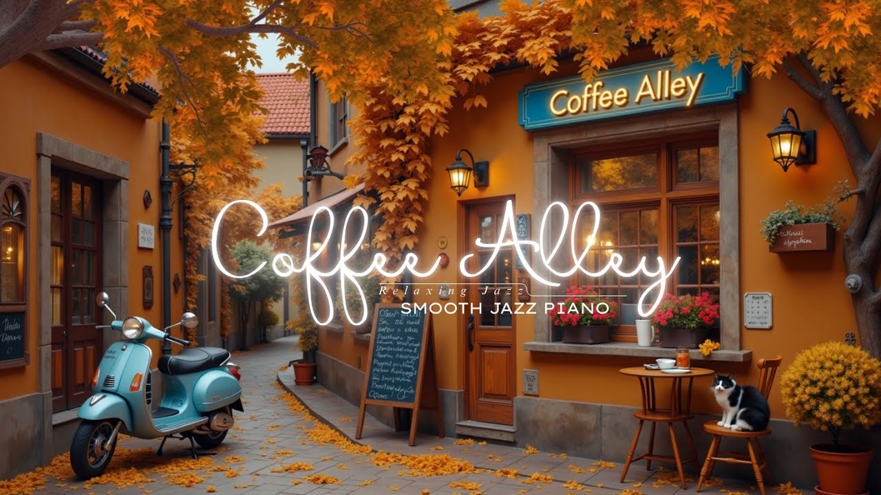 Нежное джазовое пианино для кофе-брейка ☕ Осенний звуковой ландшафт кафе и расслабляющий чиллаут
