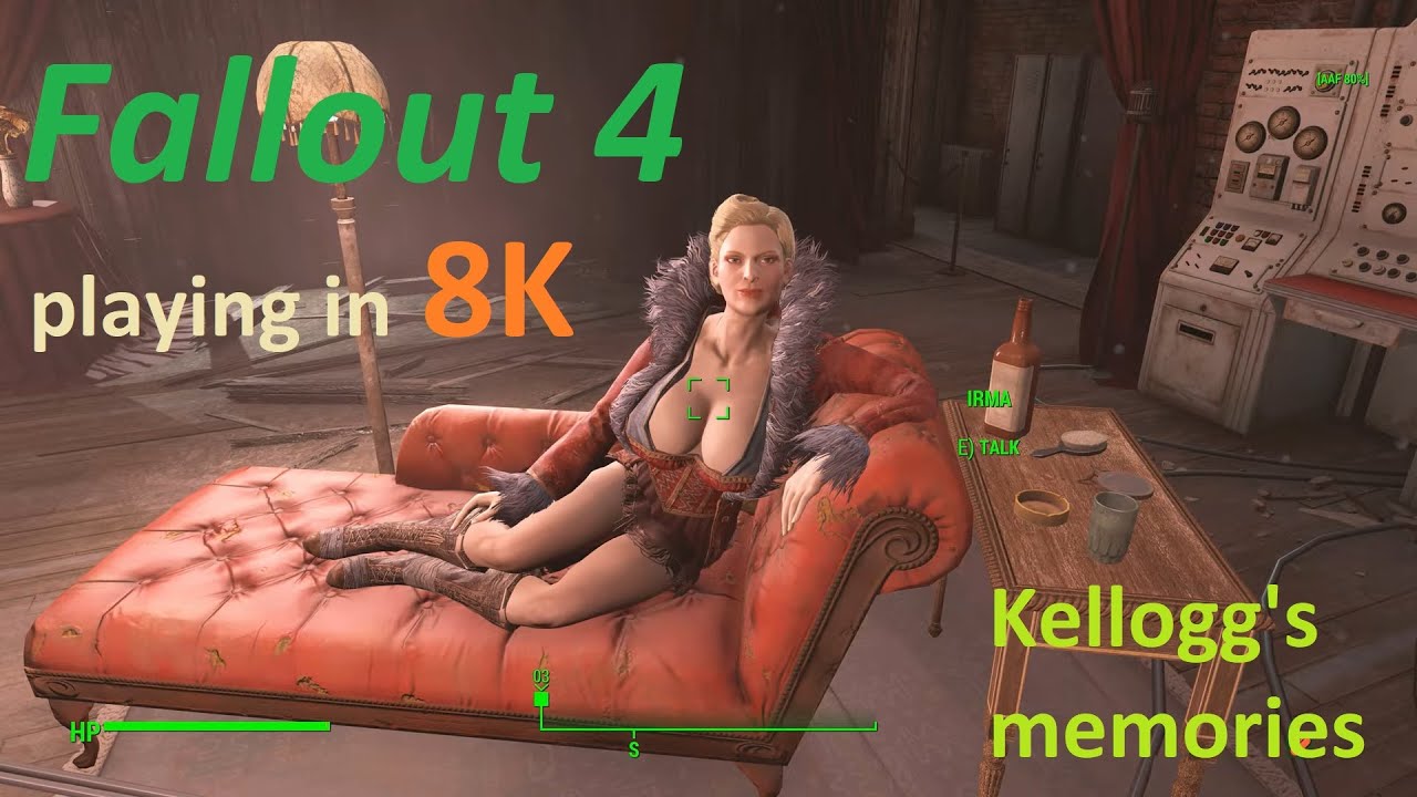 Fallout 4 in 8K - Spoilers Alert! It's Kellogg's memories [RTX 5090 + 9800X3D] - ADULT VERSION!