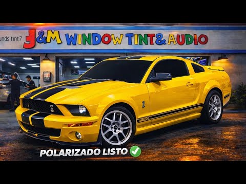 EL POLARIZADO MÁS OSCURO QUE HAY PARA AL SHELBY GT-500