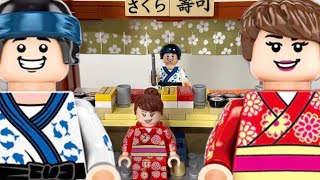 Sushi Bar Build | Sembo Block's sakura street series number 601066