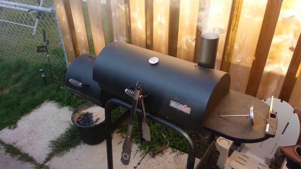 Charbroil Offset Smoker Grillin Burgers Youtube