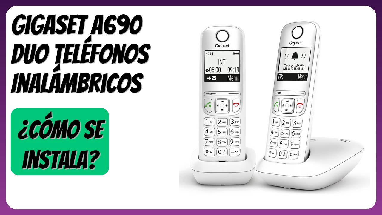 RESEÑA (2026) : Gigaset A690 Duo Teléfonos Inalámbricos. DETALLES - YouTube