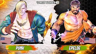 SF6 | Punk (Ed) vs Epelde3 (Ryu) 🎮 Best High-Level Gameplay