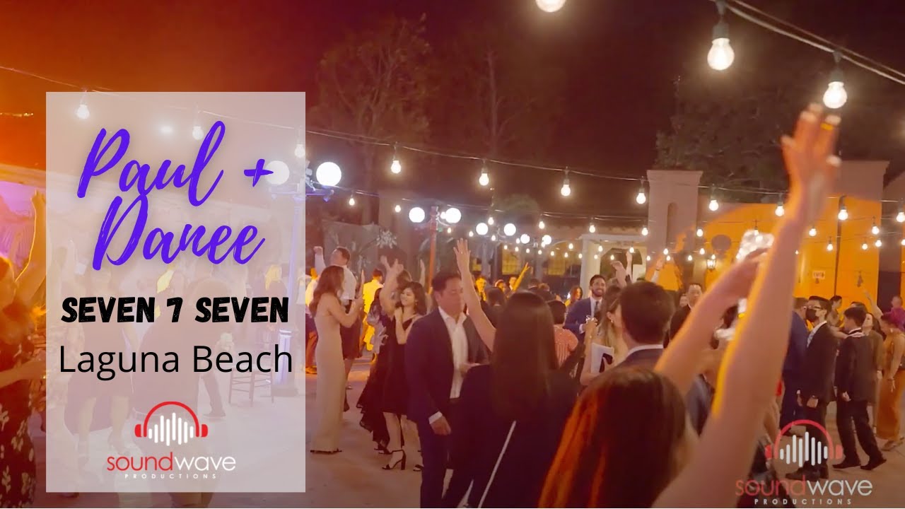 Laguna Beach wedding // Seven 7 Seven // Orange County DJ
