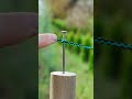 Incredible Knot that works great! #shorts #diy #skills #lifehacks