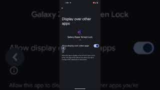 Galaxy Zipper Screen Lock screenshot 2