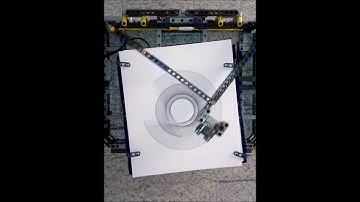 Lego Technic Spirograph / Drawing Machine - Spirograph Art Drawing 3