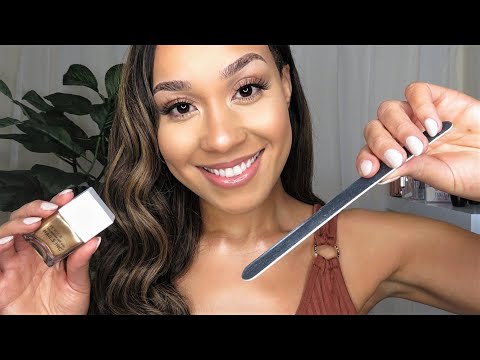 ASMR Doing Your Nails! Virtual Nail Salon Roleplay (Personal Attention)