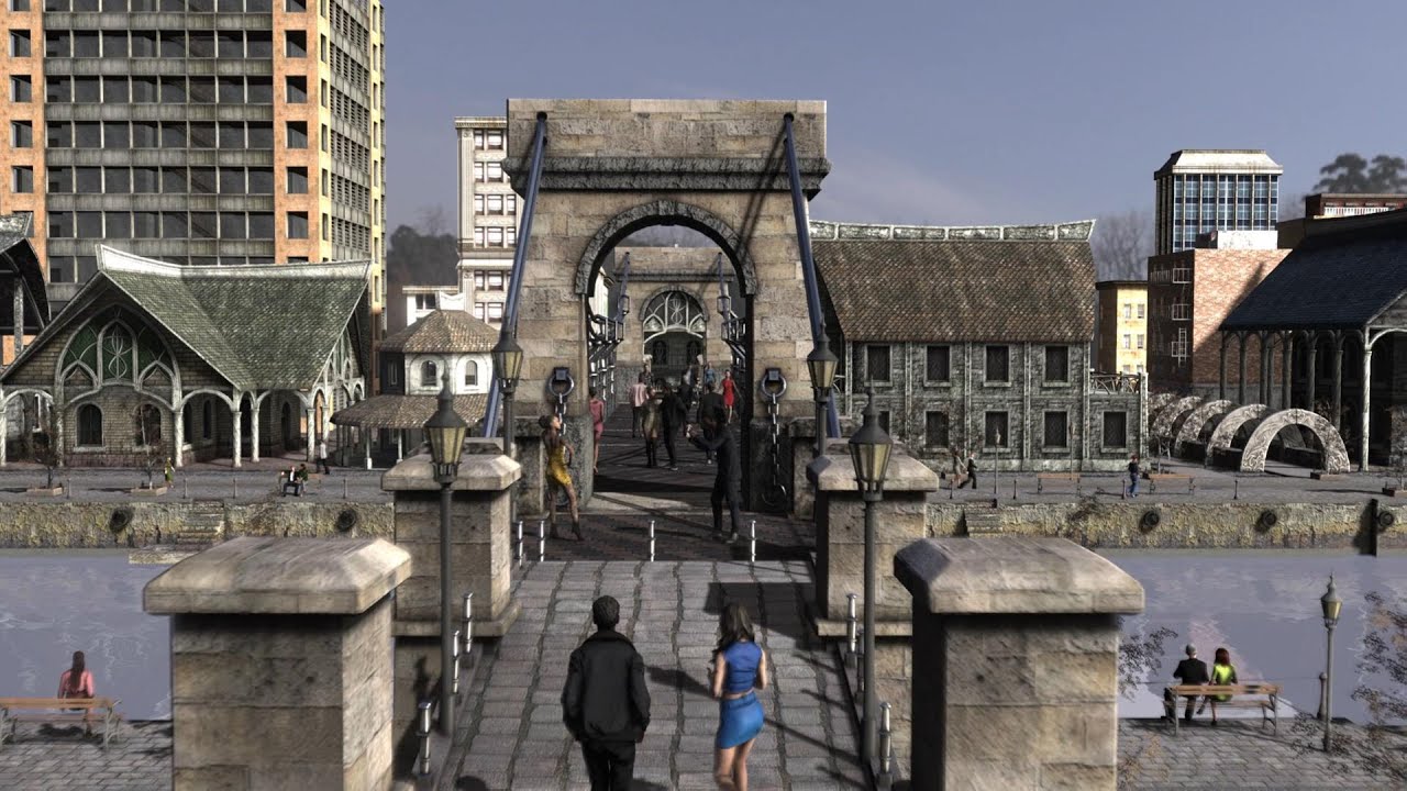 Tourist Town - A short scenic animation