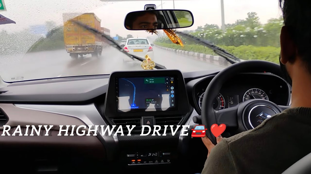 🌧️ Rainy Highway Drive in New Fronx | High Speed Stability test, Stunning Roads 🚗✨ | JBL speaker's 🔥