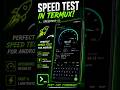 Check Internet Speed Like a Hacker 😳🚀 | Termux Speed Test