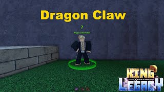 How To Get Dragon Claw in King Legacy | Dragon Claw Fighting Style screenshot 3