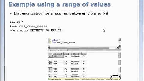 MEC SQL Fundmentals (07 of 13): Using an INEXACT MATCH in an SQL query.