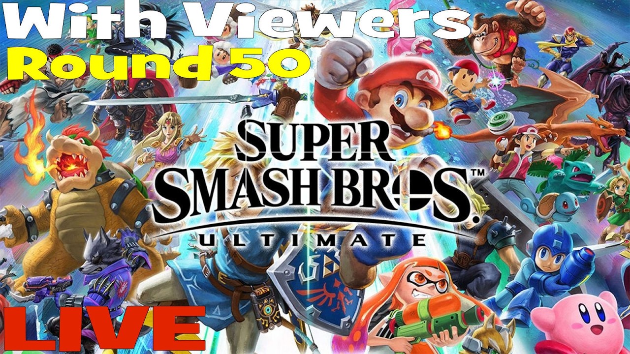 Smash Ultimate Online With Viewers Round 50 LIVE!!
