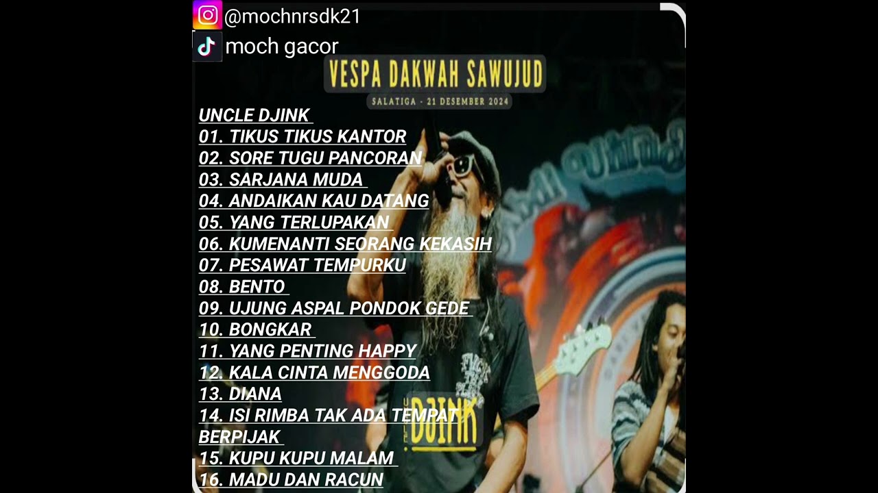 UNCLE  DJINK FULL ALBUM SKA REGGAE || LAGU POPULER INDONESIA 2023#@uncle djing