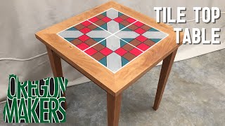 Tile Top Table