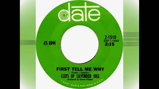 Video thumbnail of "Clefs Of Lavender Hill - First Tell Me Why 1966"