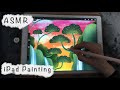 ASMR - Painting in Procreate - Close Whispering - iPad writing Sounds - Pencil Sounds