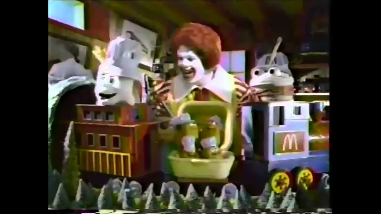 McDonald's Ronald Loves His Toy Train 1980's TV Commercial HD