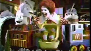 McDonald's Ronald Loves His Toy Train 1980's TV Commercial HD