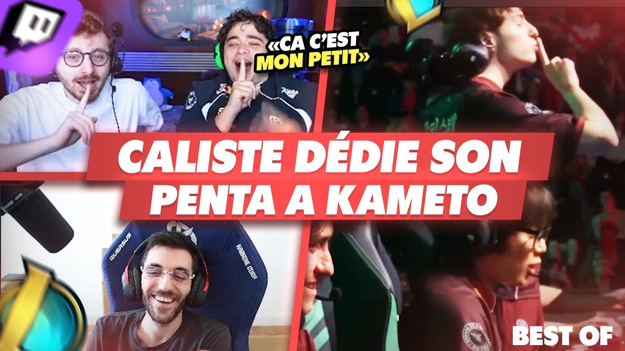 CALISTE DÉDIE SON 1ER PENTAKILL A KAMETO - Best Of LoL #1376 Réactions