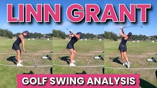 LPGA Hot Rookie Linn Grant Beautiful Golf Swing Analysis