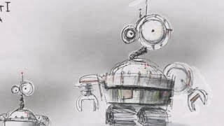 Trash Planet Original Wall-E Concept Art