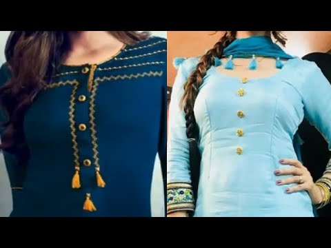 50+Trendy Neck Designs to Try with Plain Kurtis • Keep Me Stylish