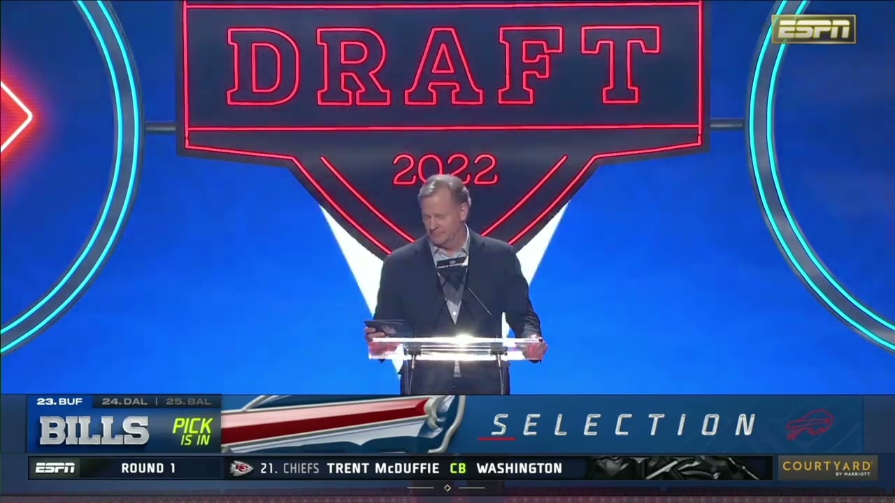 Bills Select Kaiir Elam With The 23rd Pick | 2022 NFL Draft