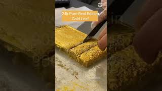 Ugls 24Carat Pure Edible D Leaf Sheets For Sweets And Bakery