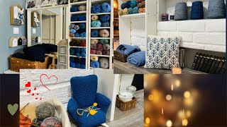 видео: ВЯЗОВЛОГ Рукодельные процессы. Обустройство творческого уголка. картинка: ВЯЗОВЛОГ Рукодельные процессы. Обустройство творческого уголка.