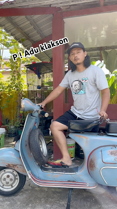 Klakson vespa #vespa #vespaindonesia #vespavbb #vespaclassic #shorts