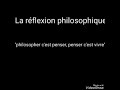 Réflexion philosophique