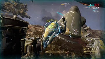 Highlight: Warframe (PS4) - Plains of Eidolon with Voidrig Necramech vs Tusk Thumper