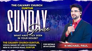 #SundayService | 16 Aug 2026 | #The Calvary Church Guntur @N Michael Paul #tccg