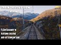 4K CABVIEW: Flåm Railway in Autumn Colors and afternoon sun