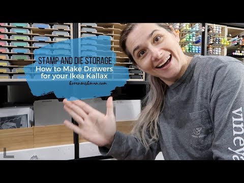 How to Make Drawers for the IKEA Kallax: Stamp Storage